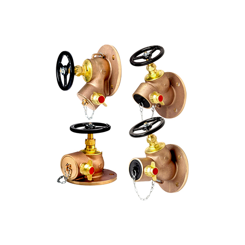 Globe Pattern Flange Inlet Hydrant Valve